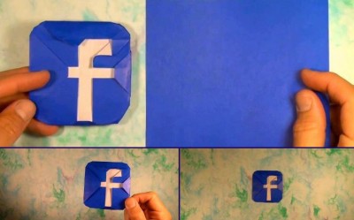 Логотип Facebook схема сборки Логотип Facebook схема сборки