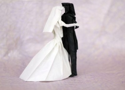 Оригами Жених и Невеста мастер-класс сборка Оригами Жених и Невеста мастер-класс сборка