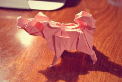 Оригами собака схема сборки видео