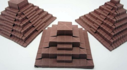 Древняя пирамида оригами от Jo Nakashima Древняя пирамида оригами от Jo Nakashima