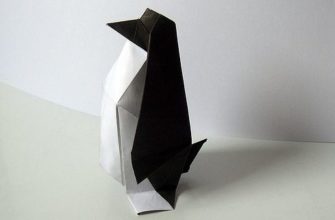 Пингвин. Оригами - «Пингвины на льдине». Мастер-класс для детей в технике «оригами»