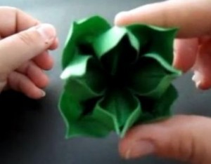 Цветок оригами мастер класс