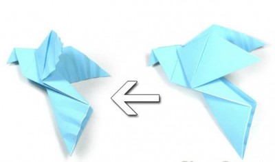 Голубь из бумаги своими руками схема Голубь из бумаги своими руками схема