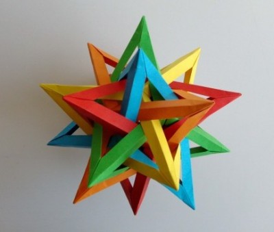 Кусудама оригами схема видео