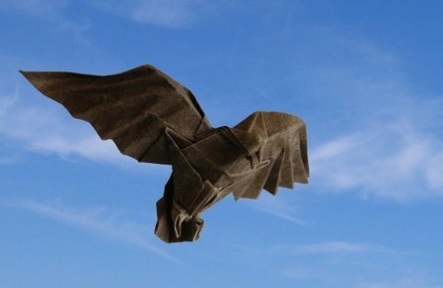 Орел оригами за схемой Christophe Boudias Орел оригами за схемой Christophe Boudias