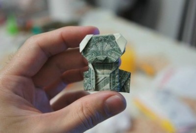 Оригами собака Оригами собака