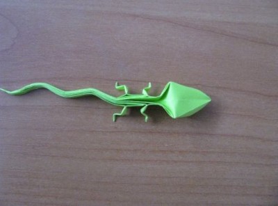 Оригми ящерица МК Оригми ящерица МК