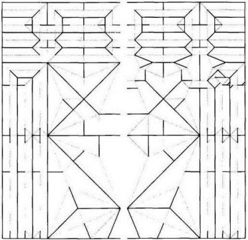 Паттерн сборки Цебер оригами Паттерн сборки Цебер оригами