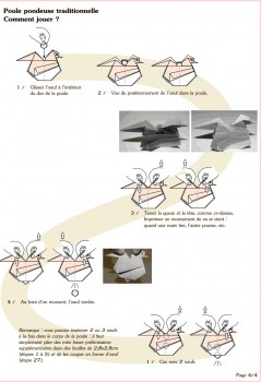 Схема сборки курица оригами Схема сборки курица оригами
