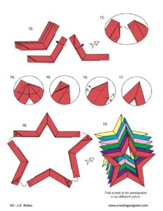 Кусудама из пентаграмм 2