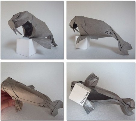 Морж оригами за семой Kade Chan Морж оригами за семой Kade Chan
