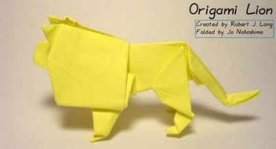 Оригами Лев (Lion) за схемой Robert J. Lang Оригами Лев (Lion) за схемой Robert J. Lang