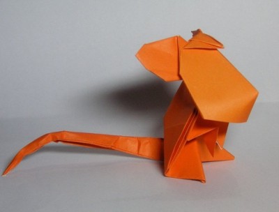 Оригами из бумаги мышь Оригами из бумаги мышь