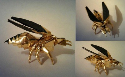 Пчела оригами схема сборки Пчела оригами схема сборки