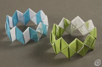 Украшения оригами браслет Украшения оригами браслет