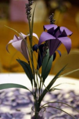 Видео-схема оригами цветок Ириса от мастера Tadashi Mori Видео-схема оригами цветок Ириса от мастера Tadashi Mori