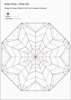 Паттерн по сборке оригами Звезда Infinity за схемой Francesco Guarnieri Паттерн по сборке оригами Звезда Infinity за схемой Francesco Guarnieri