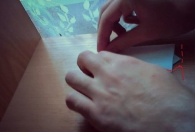 Бумажная ложка оригами схема Бумажная ложка оригами схема