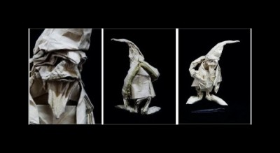 Гном оригами за схемой Eric Joisel Гном оригами за схемой Eric Joisel