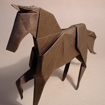 Как сделать оригами лошадь от Hideo Komatsu Как сделать оригами лошадь от Hideo Komatsu