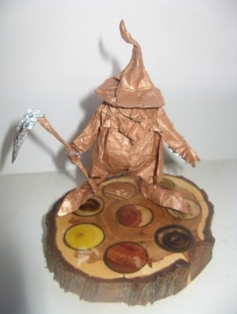 Оригами сложные Гном за схемой Eric Joisel Оригами сложные Гном за схемой Eric Joisel