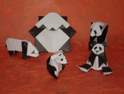 Схема оригами Панда от Robert J Lang Схема оригами Панда от Robert J Lang