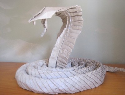 Сложное оригами Кобра мастер-класс Сложное оригами Кобра мастер-класс