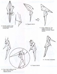 Красивое оригами - Фея за схемой Yoshihisa Kimura