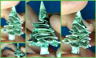 Манигами Ёлка от Jeremy Shafer схема