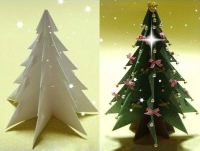 Оригами из бумаги елка схема сборки Оригами из бумаги елка схема сборки
