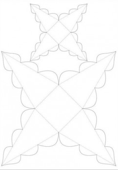 Оригами схемы новогодняя ёлочка Оригами схемы новогодняя ёлочка