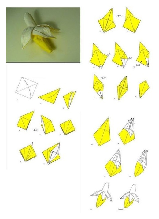 Летающие оригами. Схемы