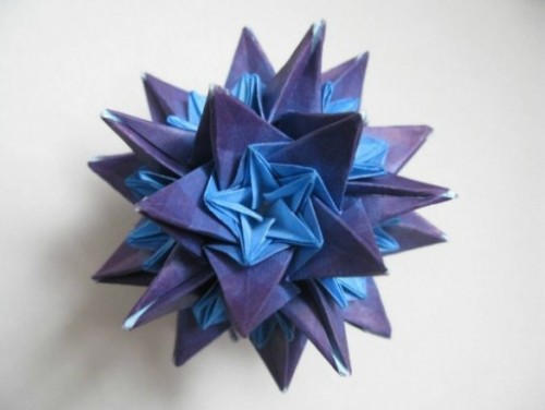 Кусудама из цветов - Nordblumen по схеме Ирины Кривякиной Кусудама из цветов - Nordblumen по схеме Ирины Кривякиной