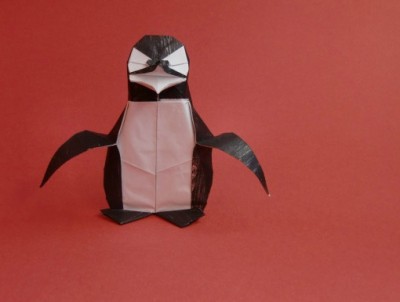 Оригами из бумаги пингвин мастер-класс по сборке Оригами из бумаги пингвин мастер-класс по сборке
