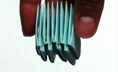 Дельфин оригами схема модулей Дельфин оригами схема модулей