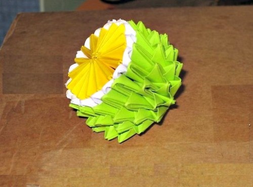 Как сделать модульное оригами лимон Как сделать модульное оригами лимон