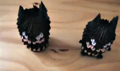 Модульное оригами бесплатный Бэтмен Модульное оригами бесплатный Бэтмен