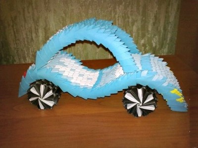 Модульное оригами машина схема сборки Модульное оригами машина схема сборки