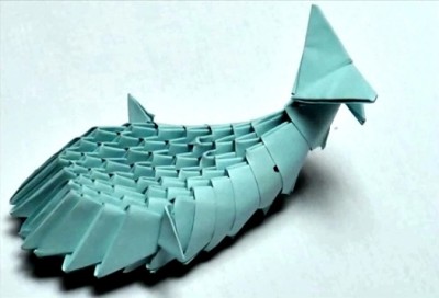 Оригами дельфин Оригами дельфин