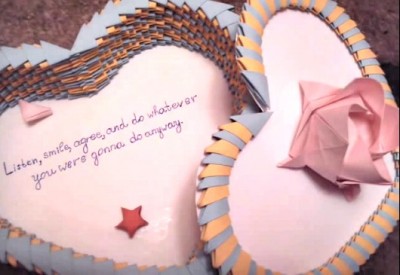 Сердце - коробочка оригами схема Сердце - коробочка оригами схема