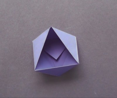 Видео урок коробочка оригами треугольная Видео урок коробочка оригами треугольная