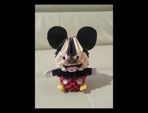 Модульное оригами Микки Маус (Mickey Mouse) Модульное оригами Микки Маус (Mickey Mouse)