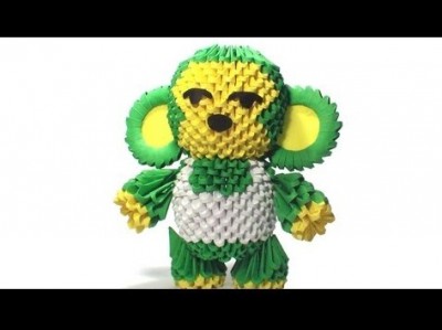 Модульное оригами обезьяна схема сборки Модульное оригами обезьяна схема сборки